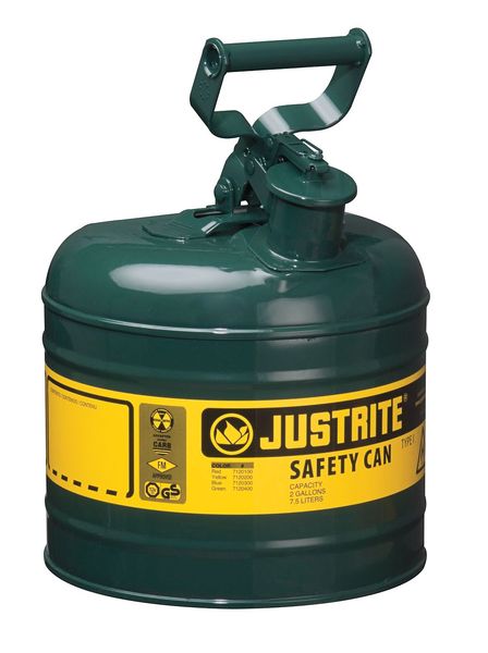 2 gal. Green Steel Type I Safety Can for Oil