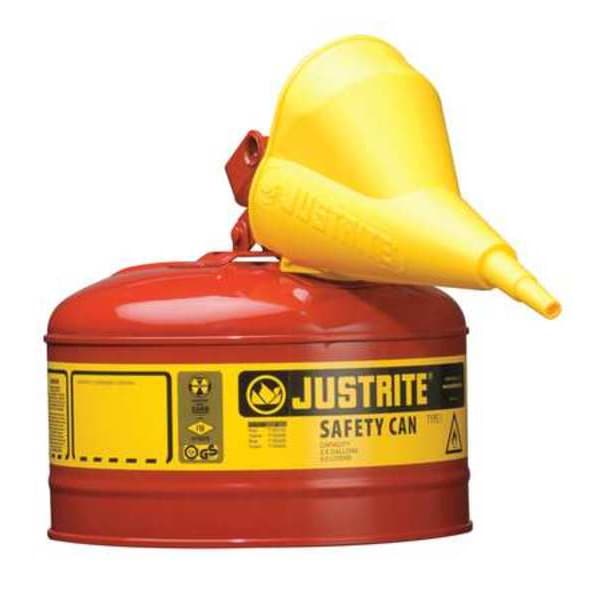 2-1/2 gal. Red Steel Type I Safety Can for Flammables