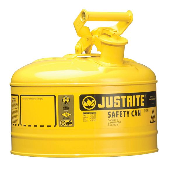 2-1/2 gal. Yellow Steel Type I Safety Can for Diesel