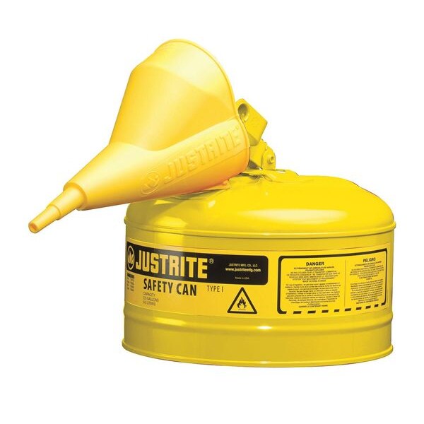 2-1/2 gal. Yellow Steel Type I Safety Can for Diesel