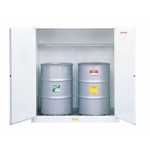 Flammable Cabinet, 110 gal., White