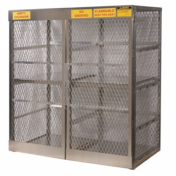 Gas Cylinder Cabinet, 60x32, Capacity 16