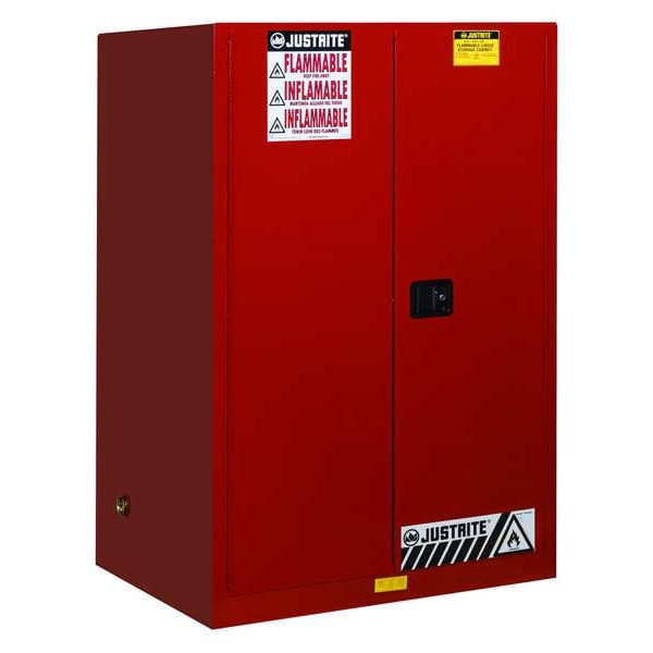 Flammable Cabinet, 60 gal., Red