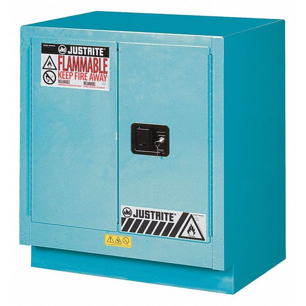 Corrosive Safety Cabinet, Blue, 19 gal.