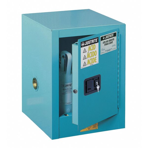 Corrosive Safety Cabinet, Blue, Steel