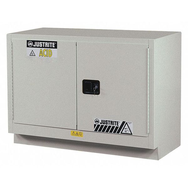 Corrosive Safety Cabinet, Silver, Steel
