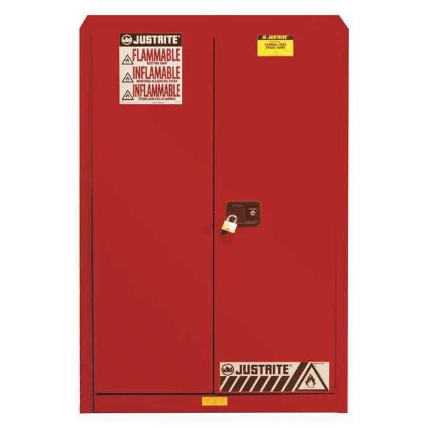 Flammable Cabinet, 96 gal., Red