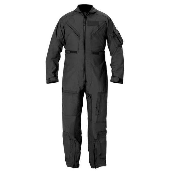 Coverall, Chest 43 to 44In., Black