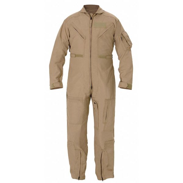 Coverall, Chest 47 to 48In., Tan