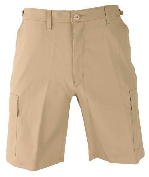 Mens Tactical Shorts, Khaki, Size L