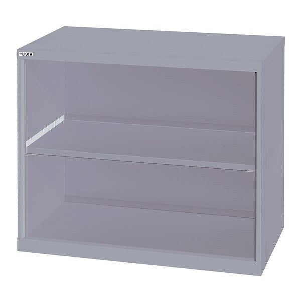 Steel Open Front Shelf Base Storage Cabinet, 40-1/4 in W, 33-1/2 in H