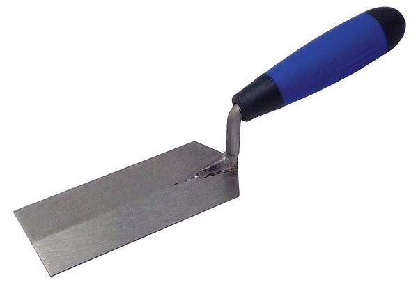 Margin Trowel, Length 5 in, Width 2 in, High Carbon Steel