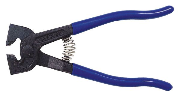 Tile Nipper, 8 In, Blue, Tungsten Carbide