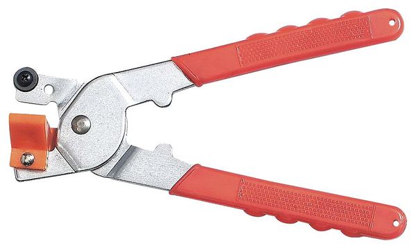 Tile Cutting Pliers, 8 In, Orange, Carbide