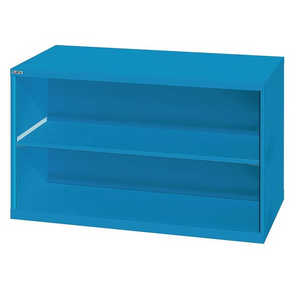 Steel Open Front Shelf Base Storage Cabinet, 56-1/2 in W, 33-1/2 in H