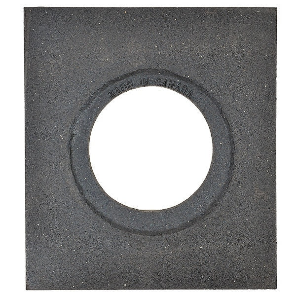 Trim Line Base, Rubber, 2 in H, 30 in L, 14 in W, Black