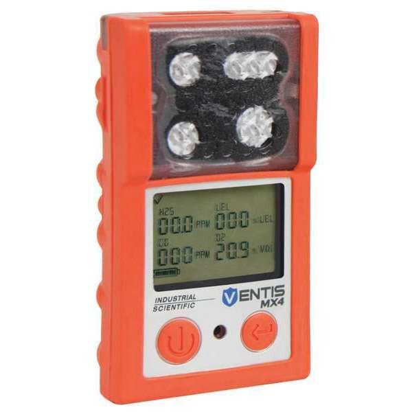 Multi-Gas Detector, 8 hr Battery Life, Orange