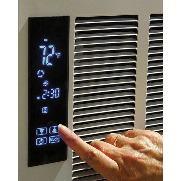 Recessed Electric Wall-Mount Heater, Recessed or Surface, 208V AC