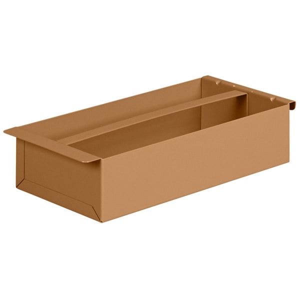Tool Tray, 16-5/8 in. Lx8 in. W, Steel, Tan