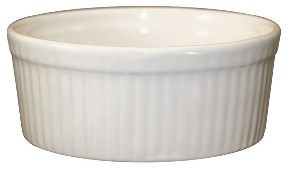 Fluted Ramekin, 6 Oz, American White, PK36
