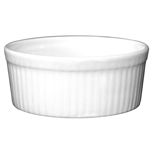 Fluted Ramekin, 6 Oz, European White, PK36