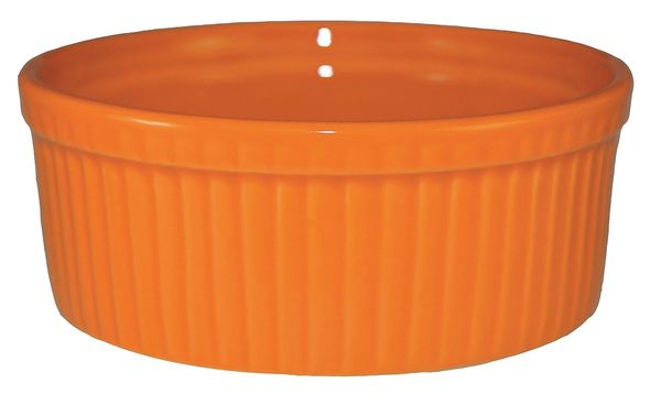 Fluted Ramekin, 6 Oz, Orange, PK36