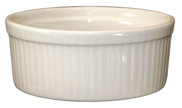Fluted Ramekin, 8 Oz, American White, PK36