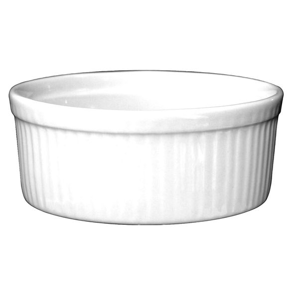 Fluted Ramekin, 8 Oz, European White, PK36