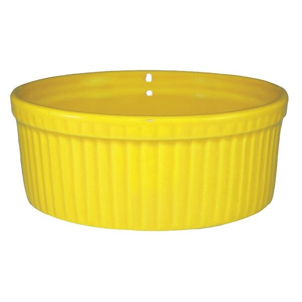 Fluted Ramekin, 8 Oz, Yellow, PK36