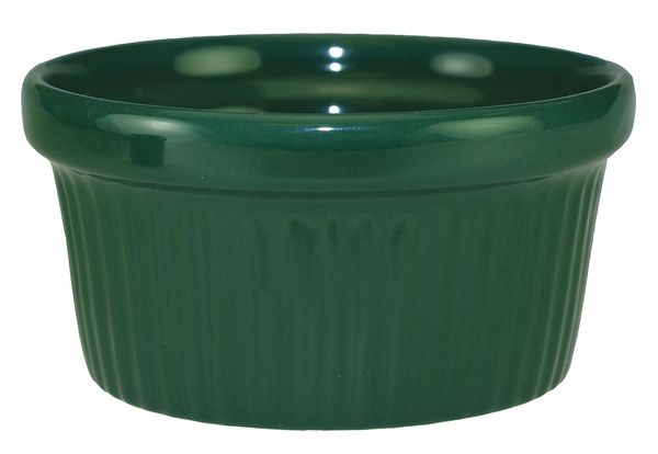 Fluted Ramekin, 3 Oz, Green, PK36