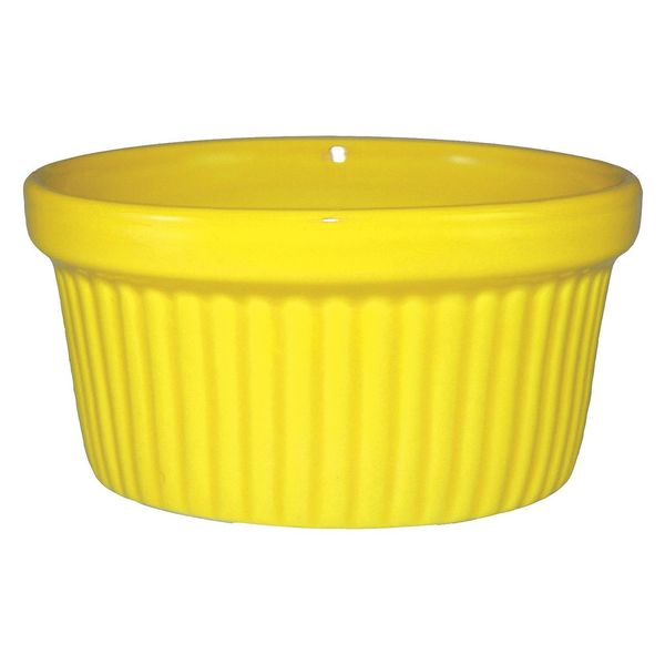 Fluted Ramekin, 3 Oz, Yellow, PK36