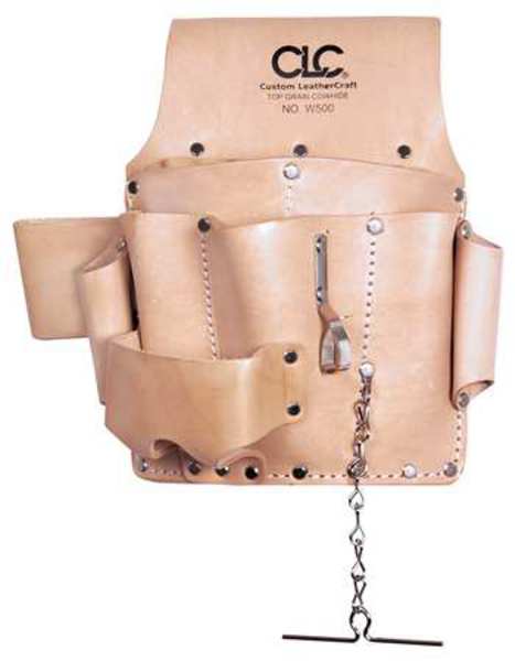 Tan Leather 8 Pockets