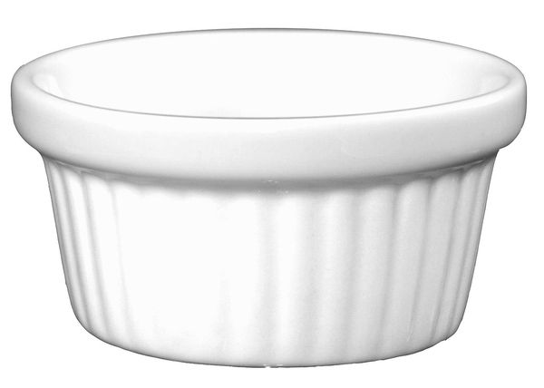Fluted Ramekin, 2 Oz, European White, PK36