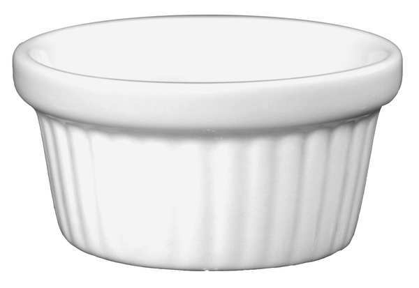 Fluted Ramekin, 3 Oz, European White, PK36