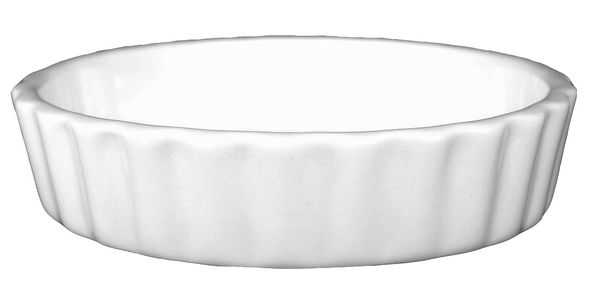 Souffle Round Dish, 6 Oz, Europn Wht, PK24