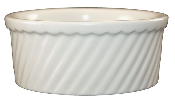 Souffle Swirl Dish, 8-1/2 Oz, Am Wht, PK12