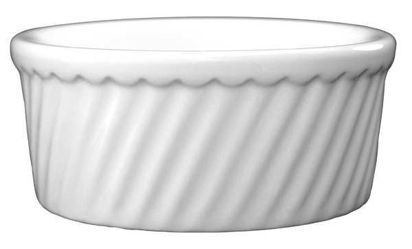 Souffle Swirl Dish, 8-1/2 Oz, Erp Wht, PK24