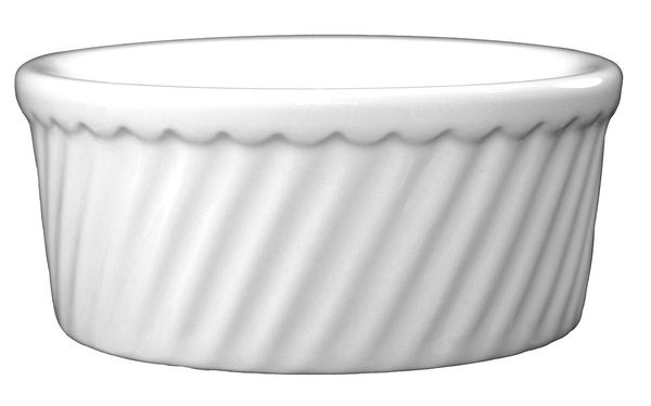 Souffle Swirl Dish, 21 Oz, Europn Wht, PK24