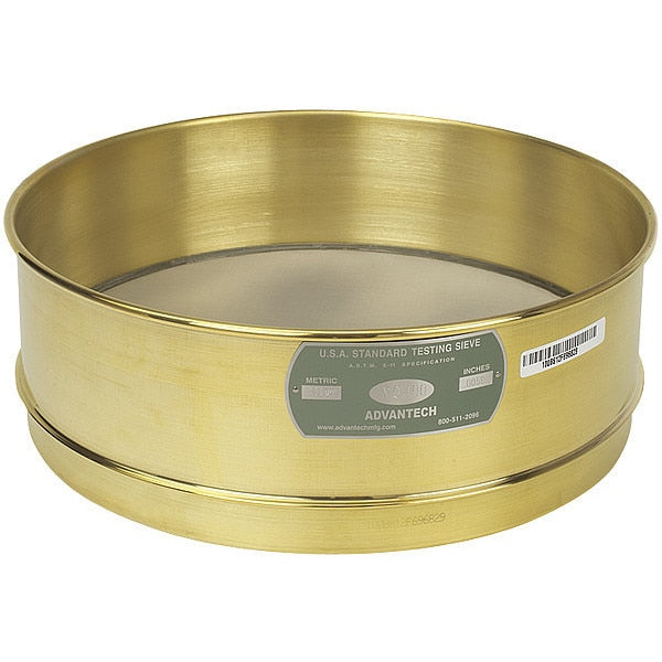 Sieve, #450, B/S, 12 In, Full Ht
