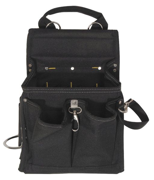 Black Polyester Fits Belts Up to 3-1/2