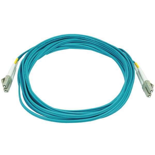 Fiber Optic Patch Cord, LC/LC, 5m, Aqua