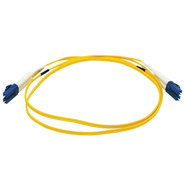 Fiber Optic Patch Cord, LC/LC, 1m, Yellow