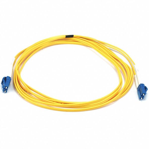 Fiber Optic Patch Cord, LC/LC, 3m, Yellow