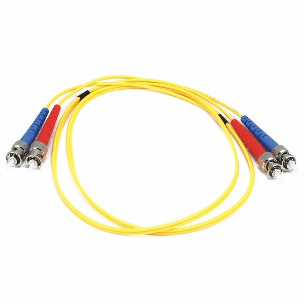 Fiber Optic Patch Cord, ST/ST, 1m, Single