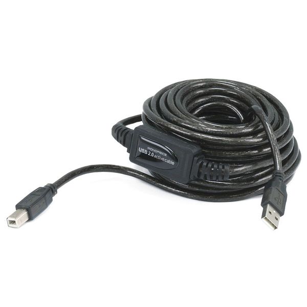 USB 2.0 Active Cable, 33ft.L, Black