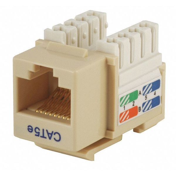 Datacom Jack, Cat5, Punch Down, Beige