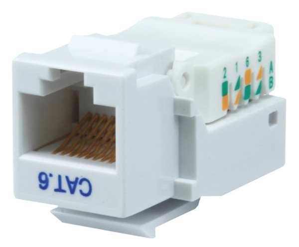 Datacom Jack, Cat6, Tooless, White