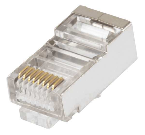 Plug, Modular, Cat5, Shielded, PK100