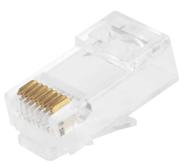 Modular Plug, RJ45, With Insert, PK100