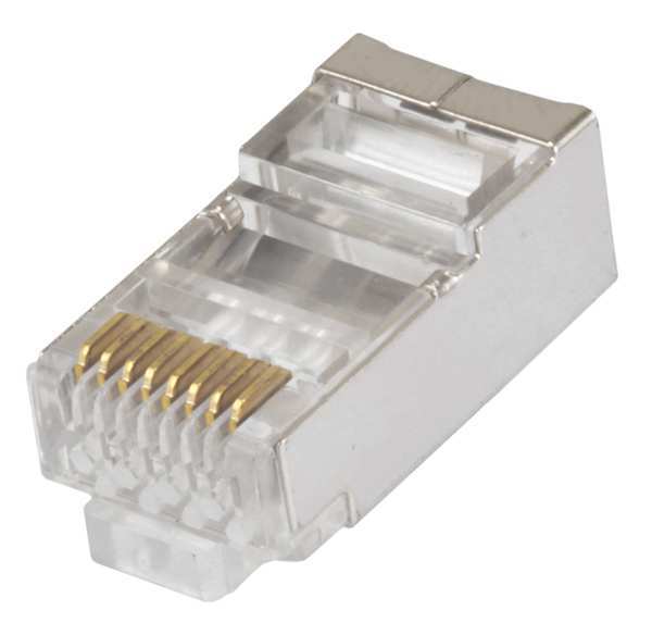 Plug, Mod, Cat6, Strander, Shielded, PK100